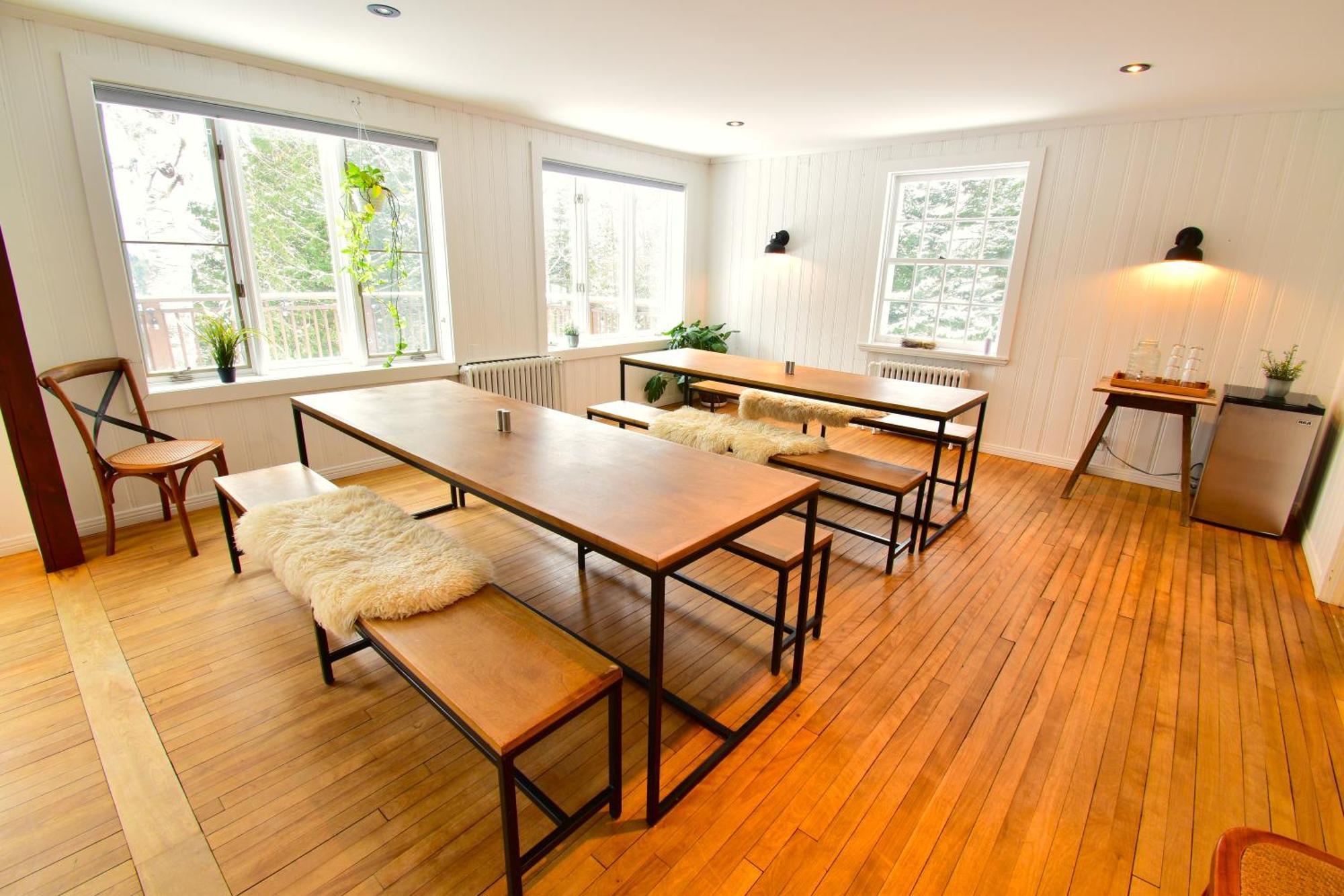 Le Partage Lodge: Destination Plein Air Et Sociale Val-Morin Esterno foto